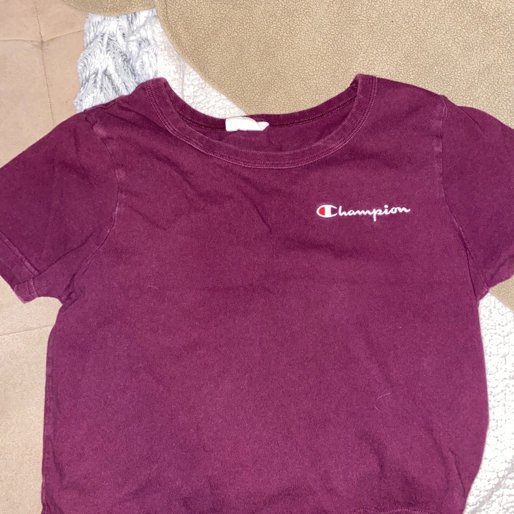 Champion Tee Shirt Cropped